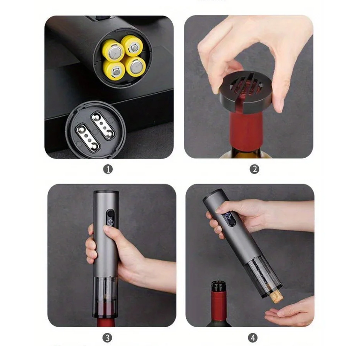 Automatic Electric Wine Bottle Opener 8