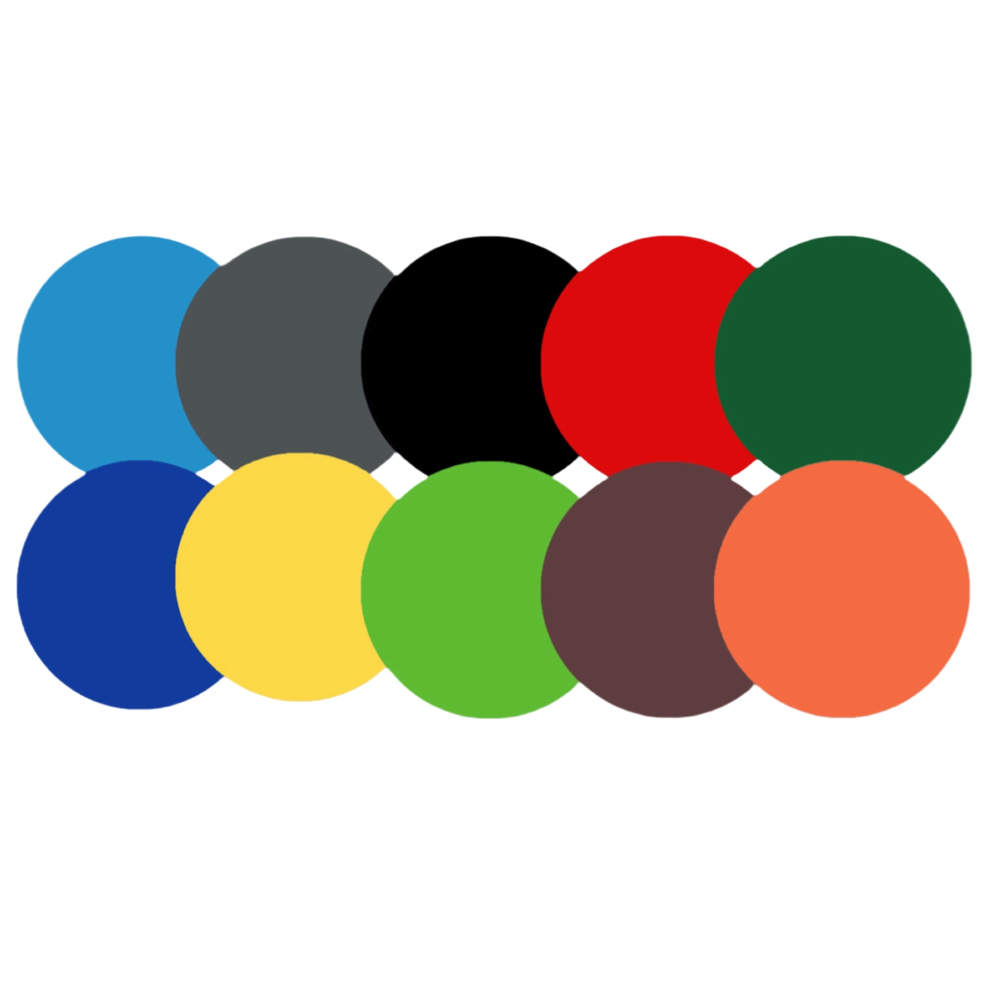 PVC Round Coasters 5