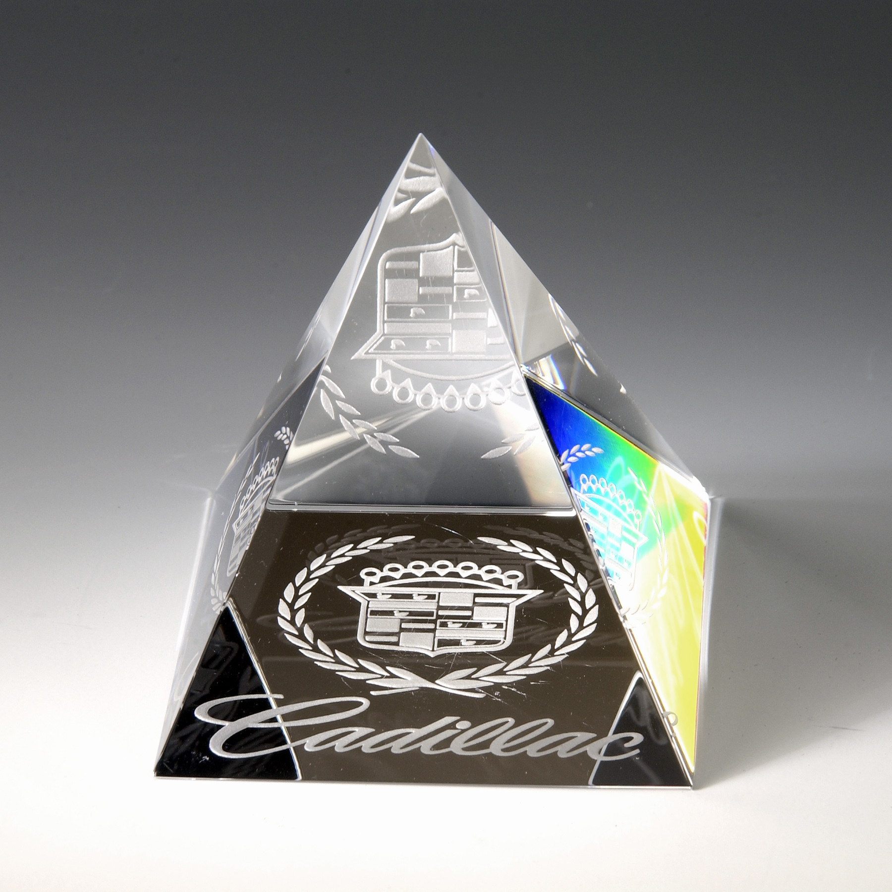 3" Pyramid Paperweight_D001AA 2