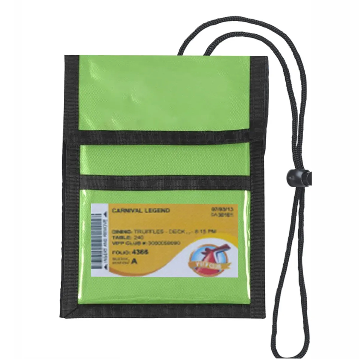 Polyester Lanyard Protector Exhibition Passport Card Holder 6