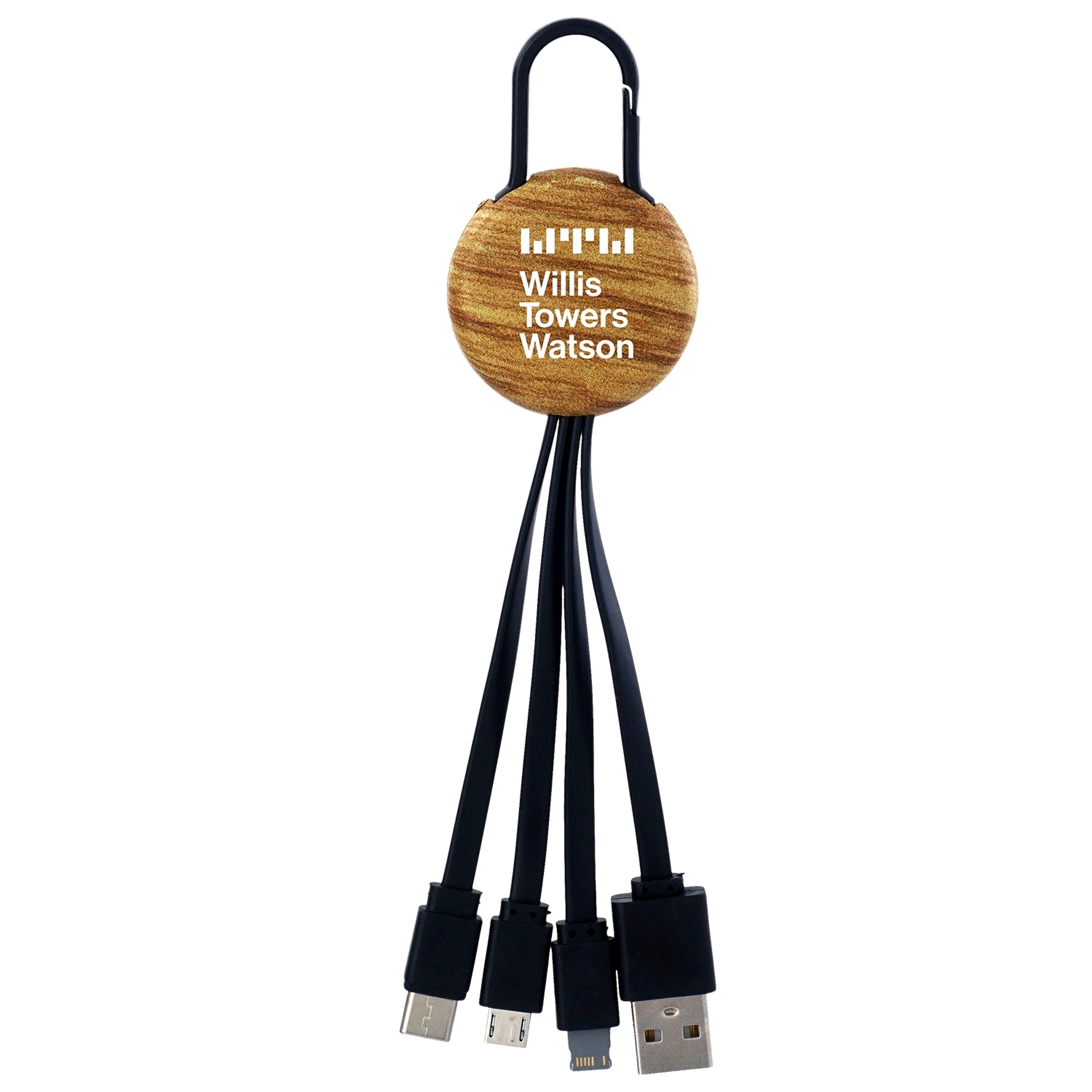 WOOD GRAIN CLIP 3 IN 1 CHARGING CABLE 4