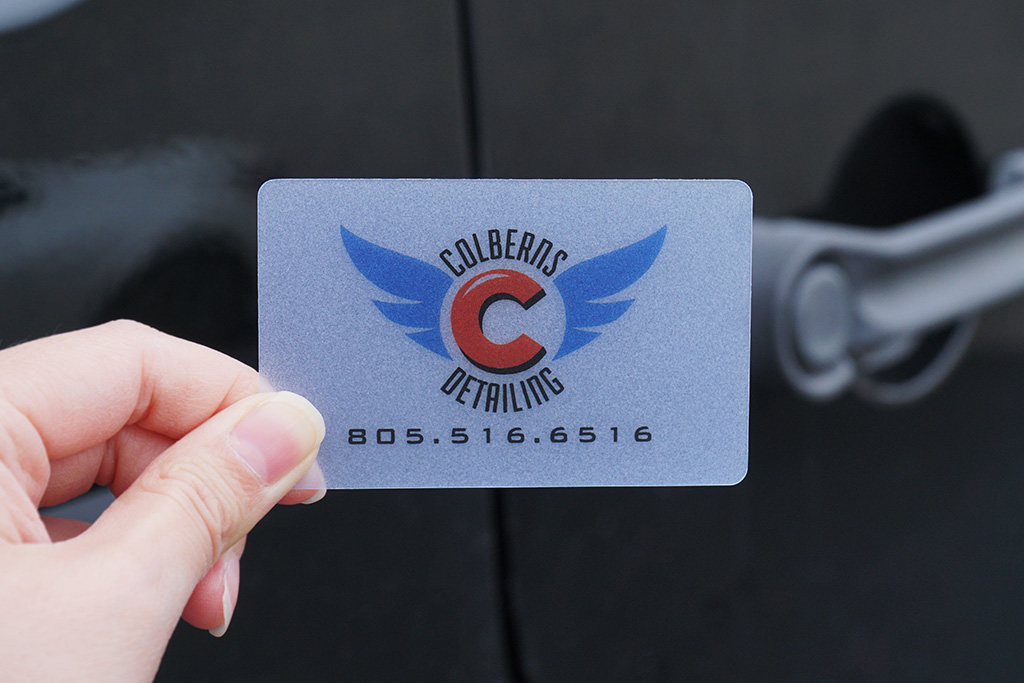 Quick Translucent Plastic Business Cards 17