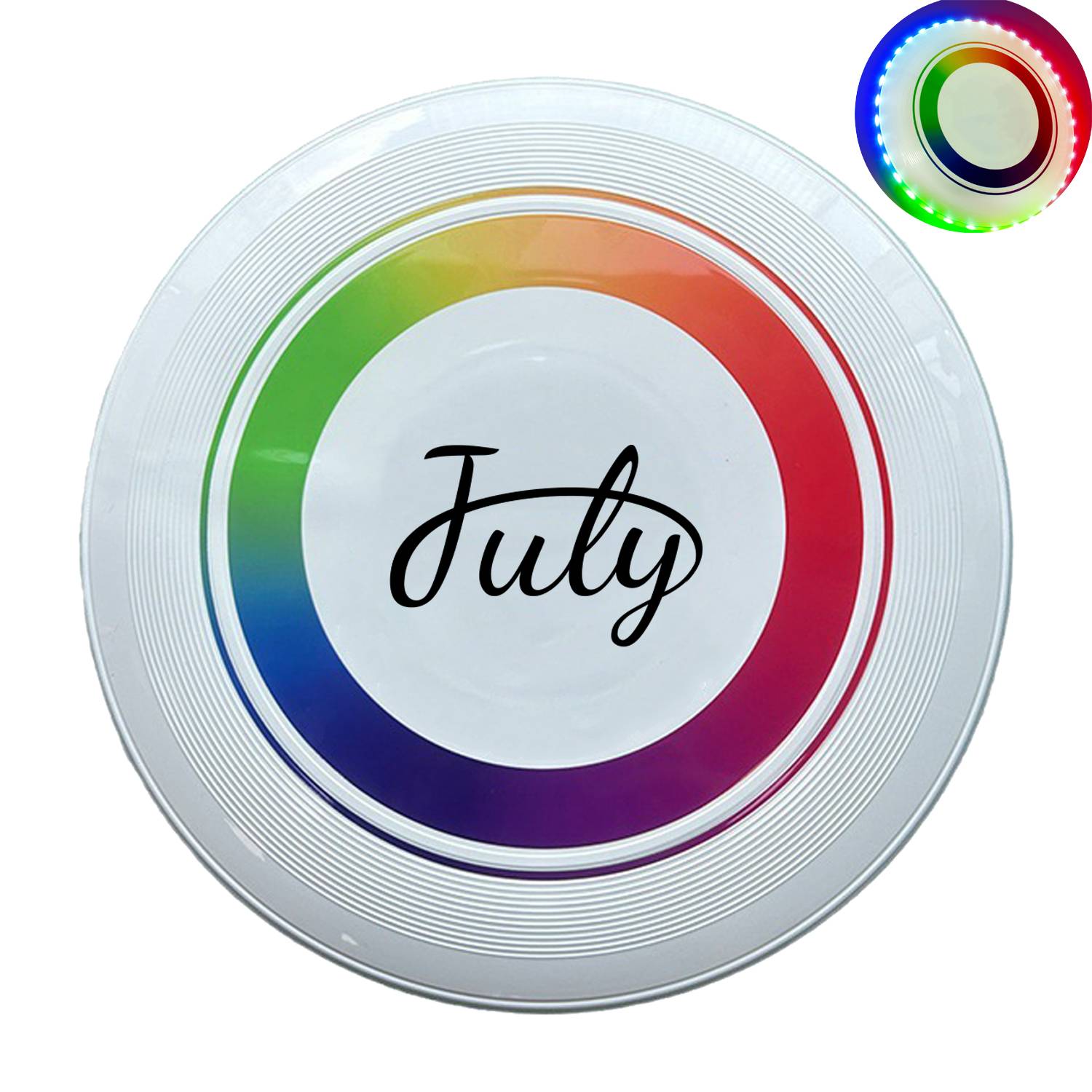 Adjustable Rechargeable LED Light Up Flying Disc 2