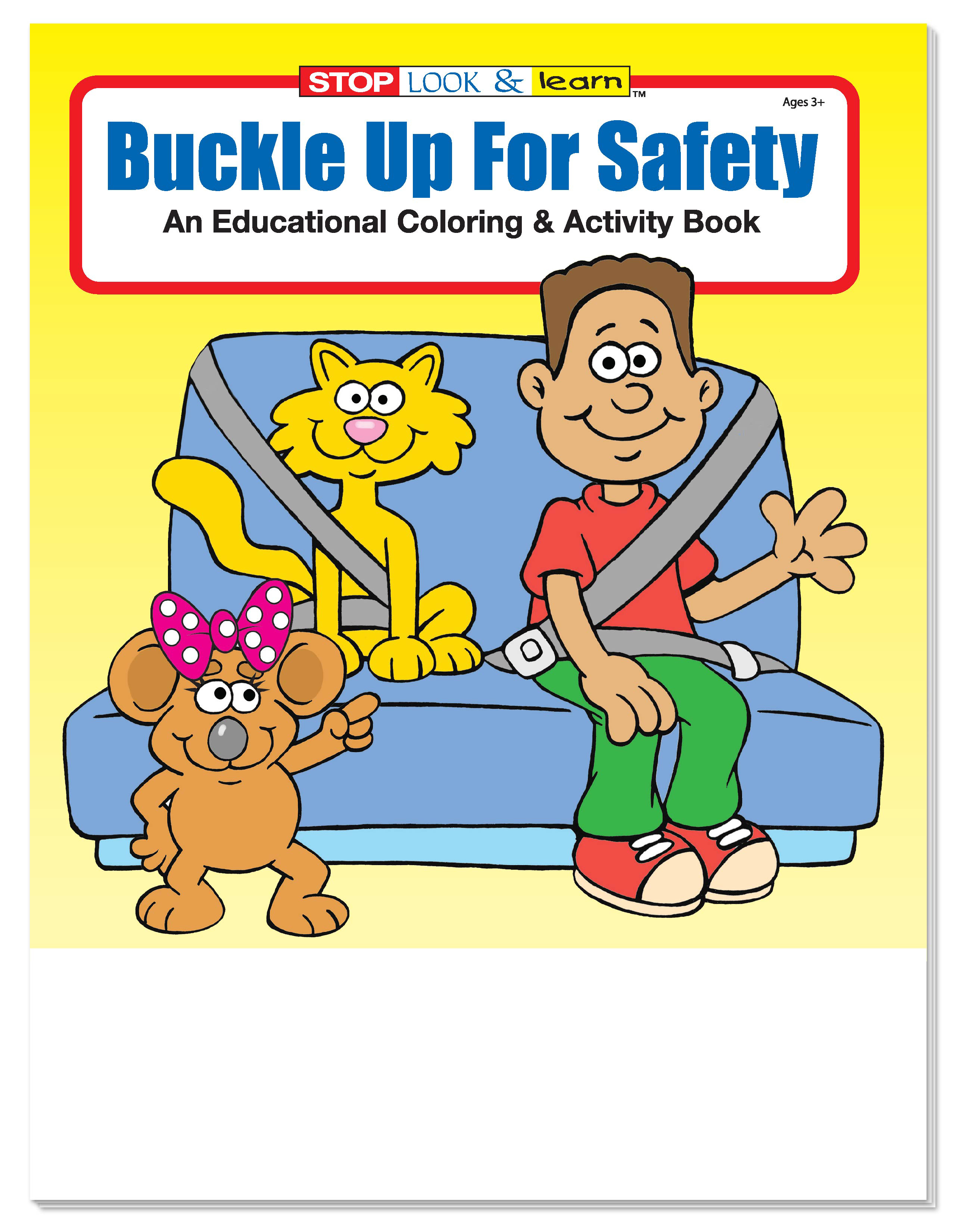 Coloring Book Buckle Up for Safety