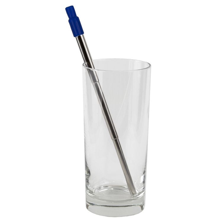 "Eco-Collapsible Straw" 8" Reusable Stainless Steel Straw 19