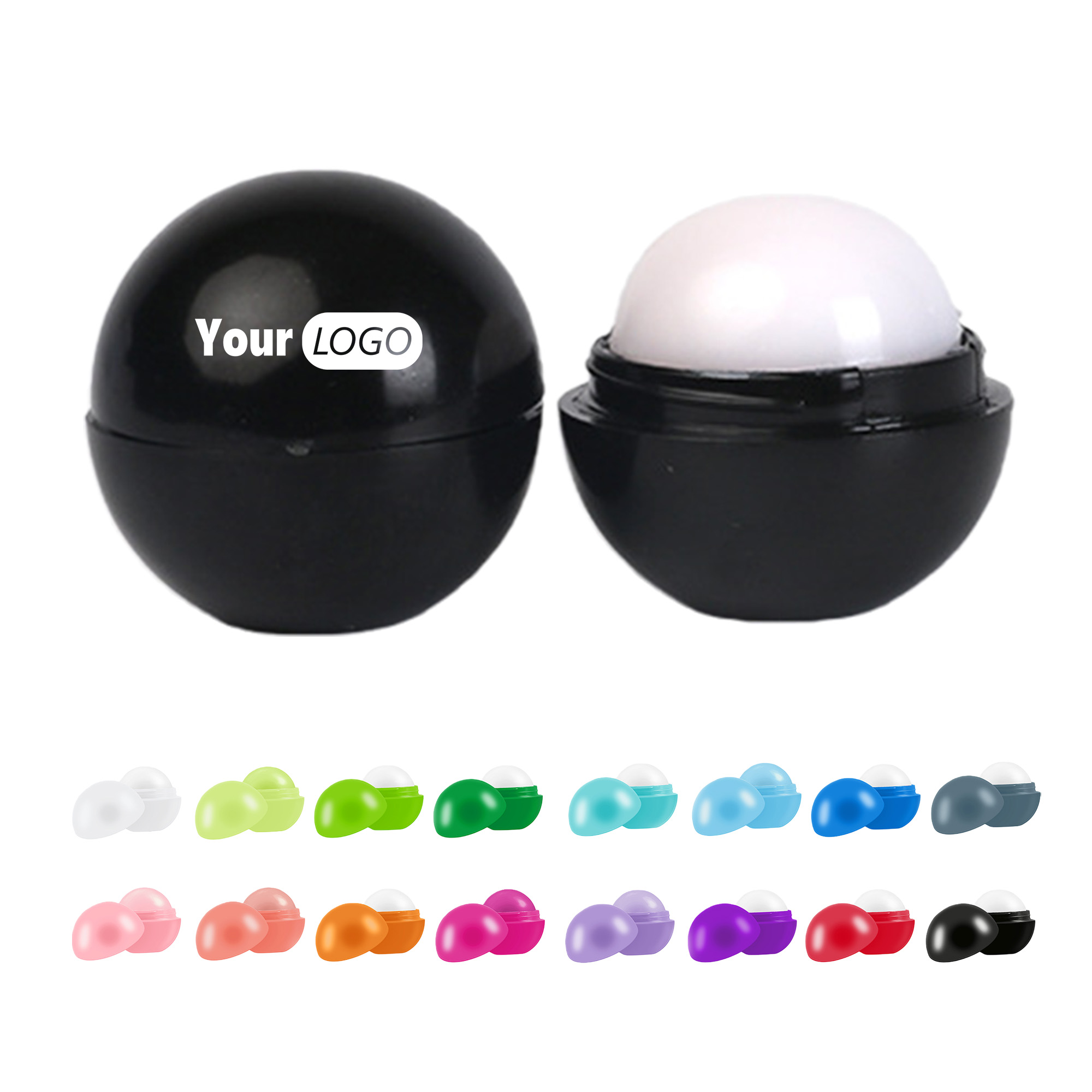 Colorful Round Lip Balm 6