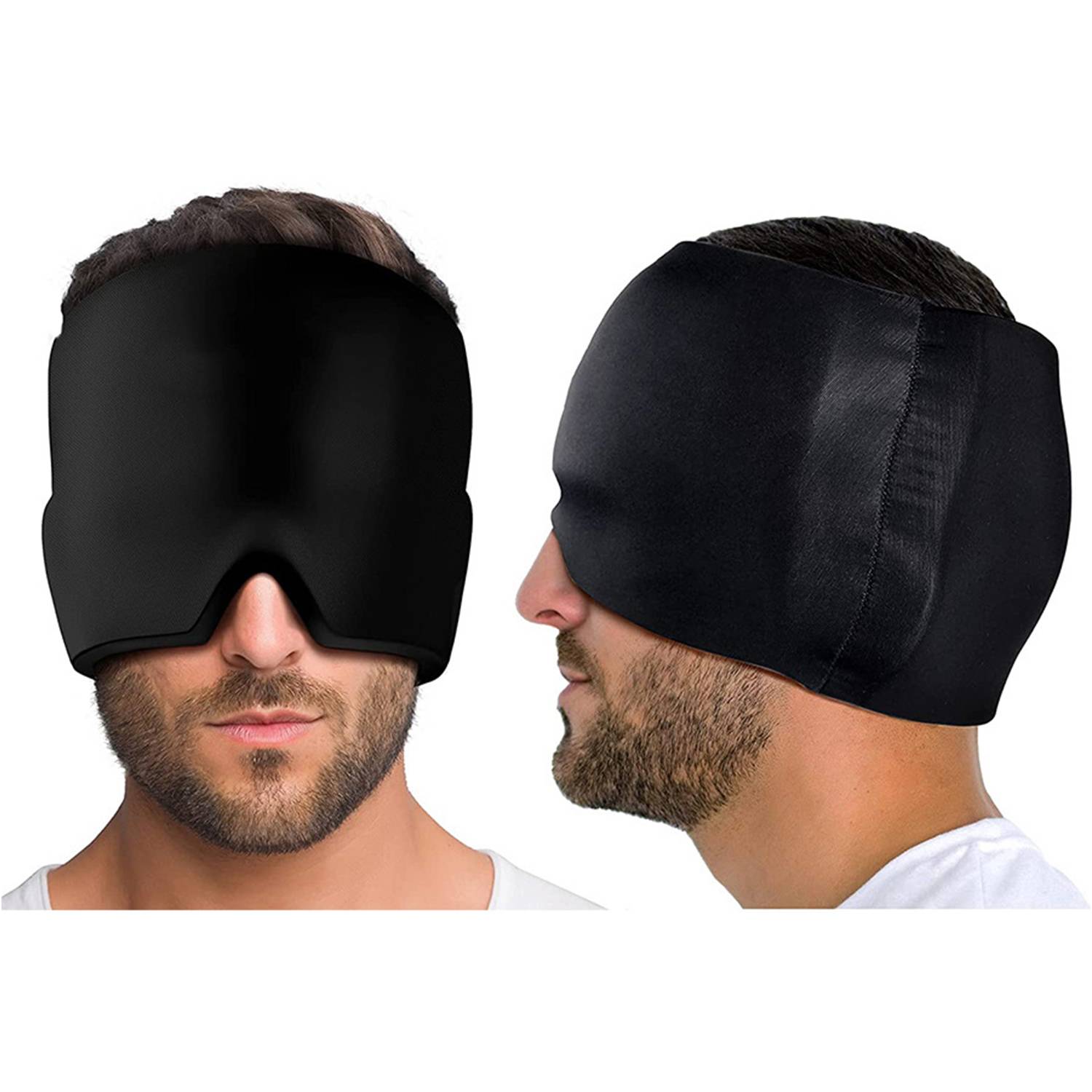 Cooling Headache Relief Wrap Gel Ice Pack Mask 3