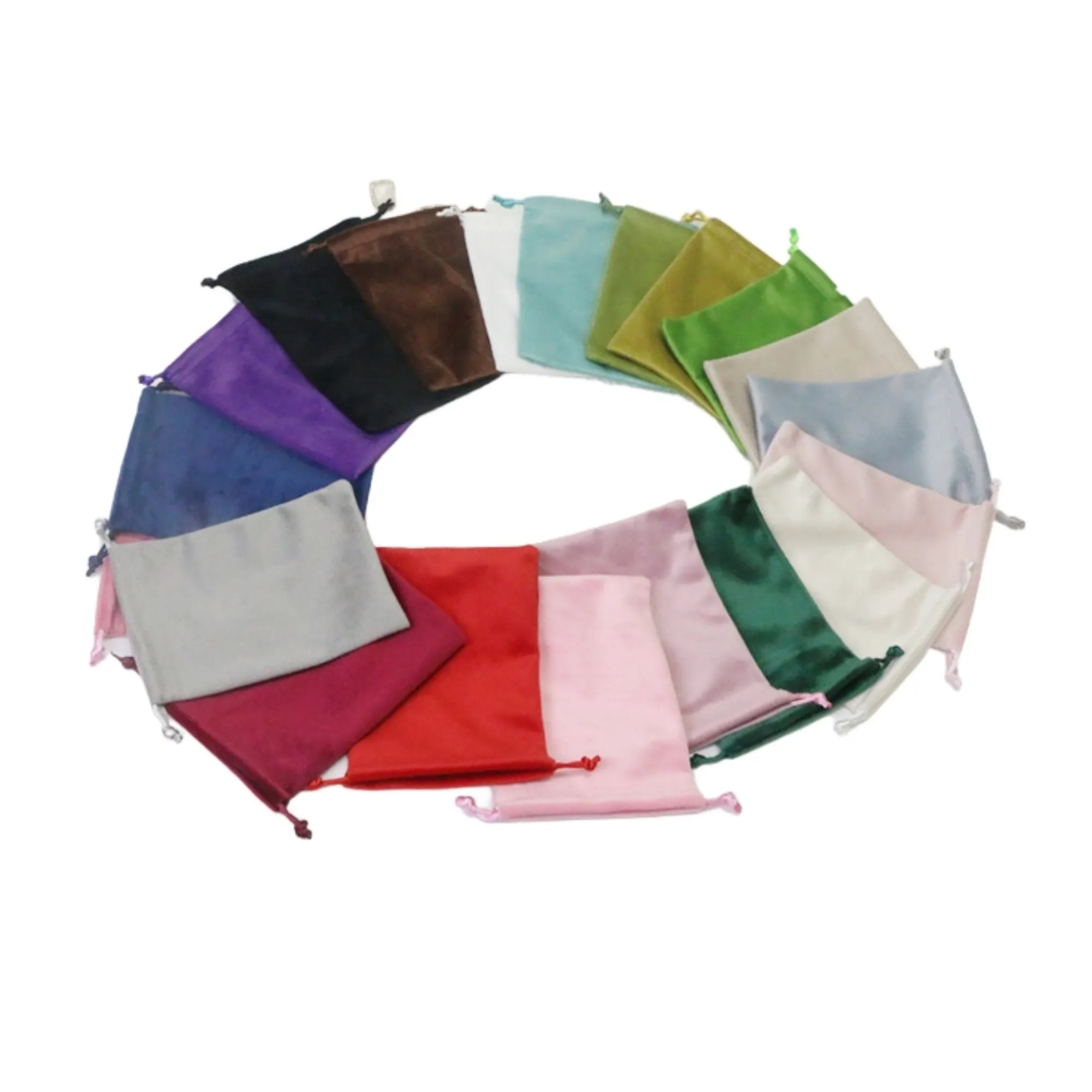 Velvet Drawstring Pouch Storage Bag 3