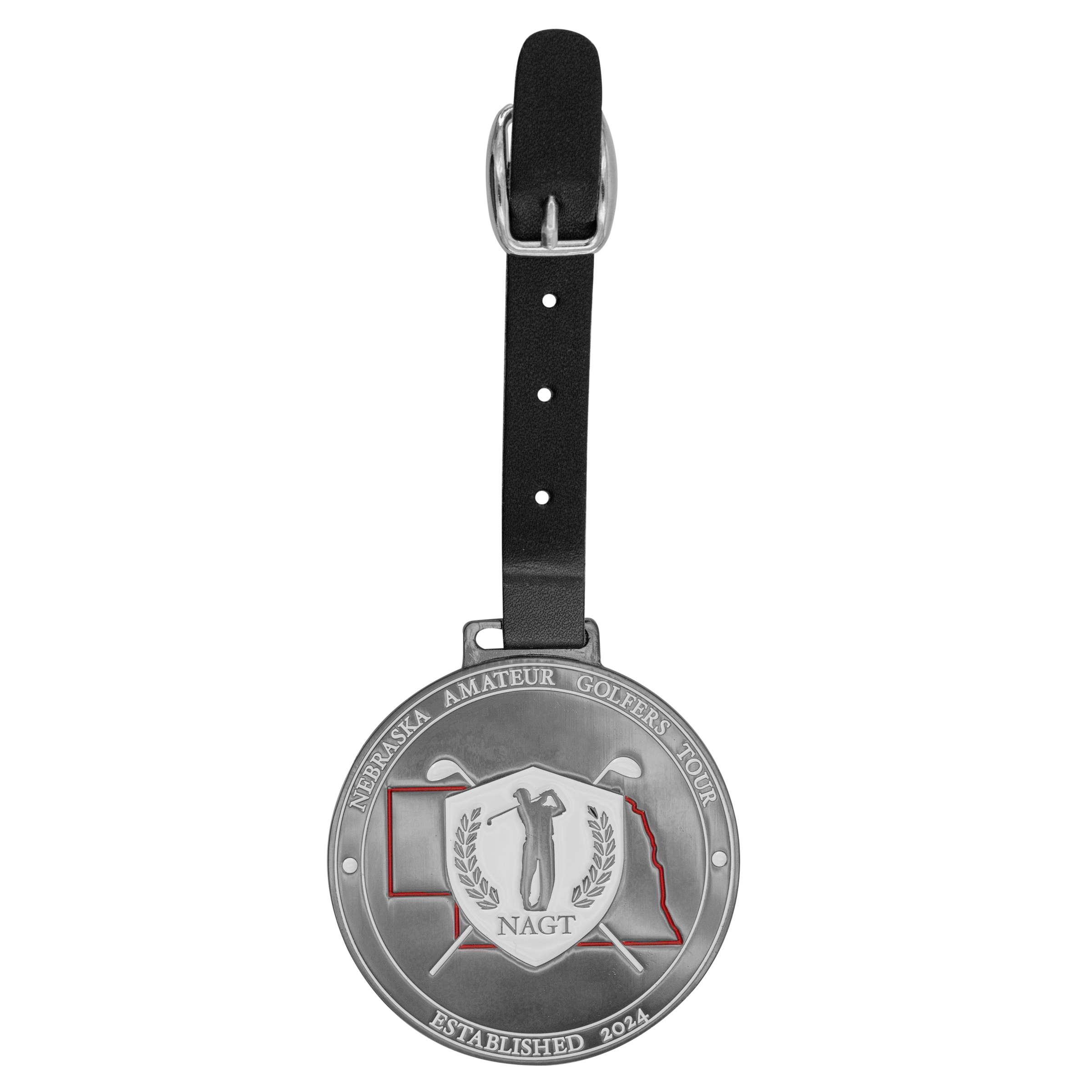 Custom Die Cast Golf Bag Tag (2.5") 1