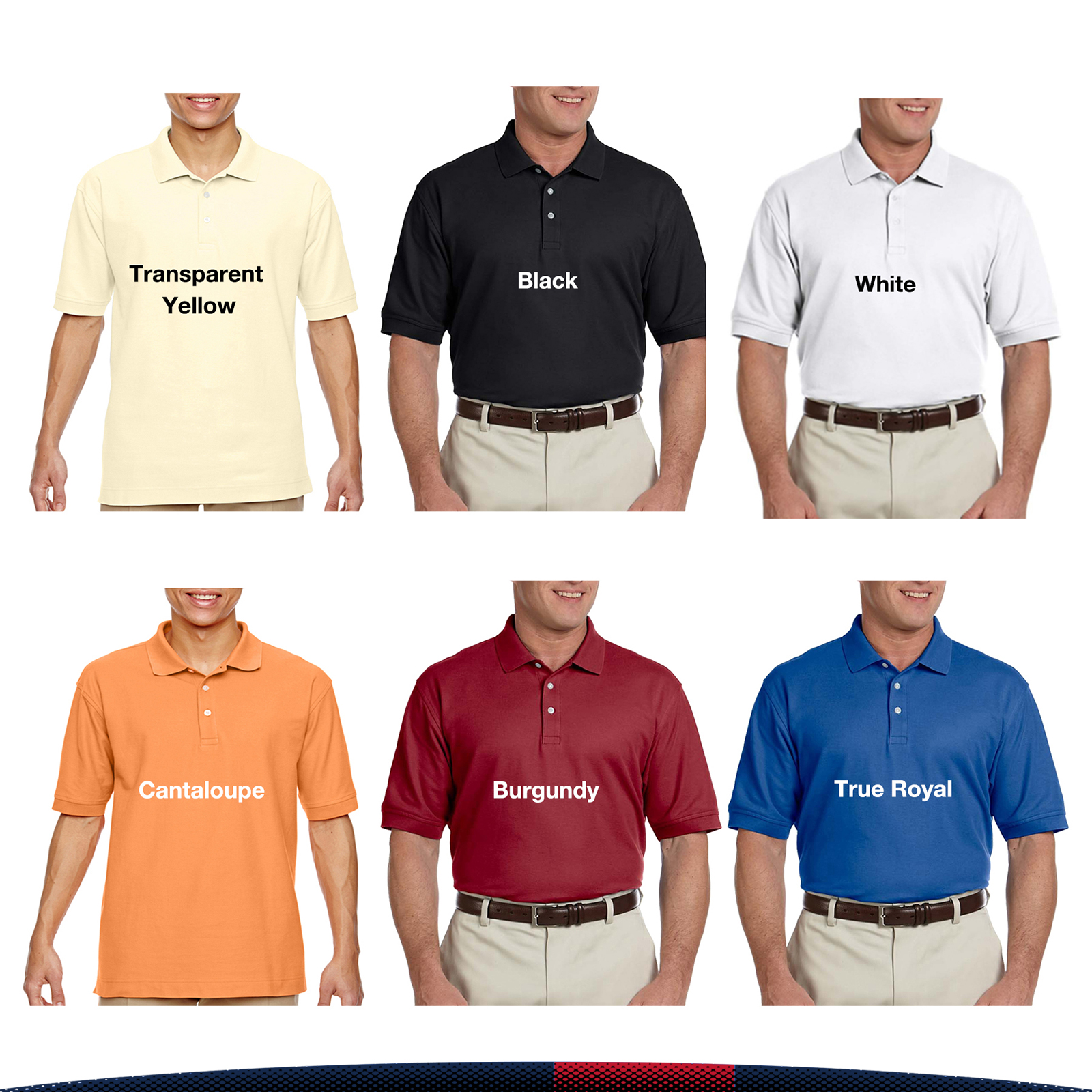 Devon & Jones® Men's Cotton Polo Shirts 7
