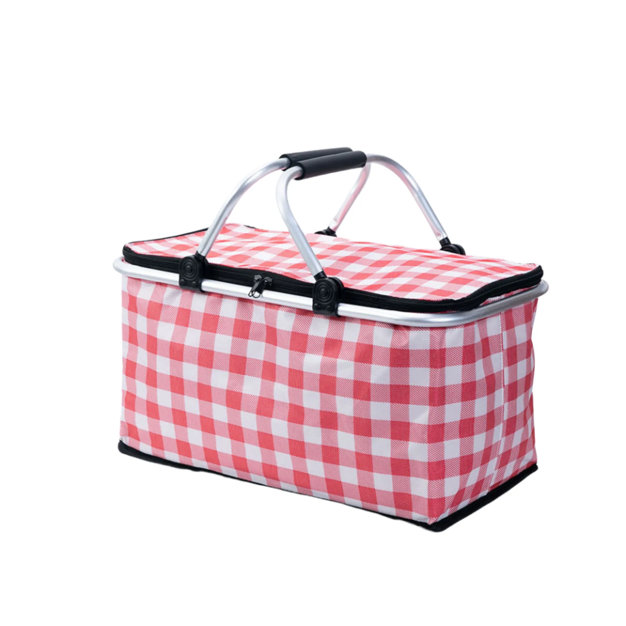 Foldable Insulated Cooler Bag Picnic Basket 6