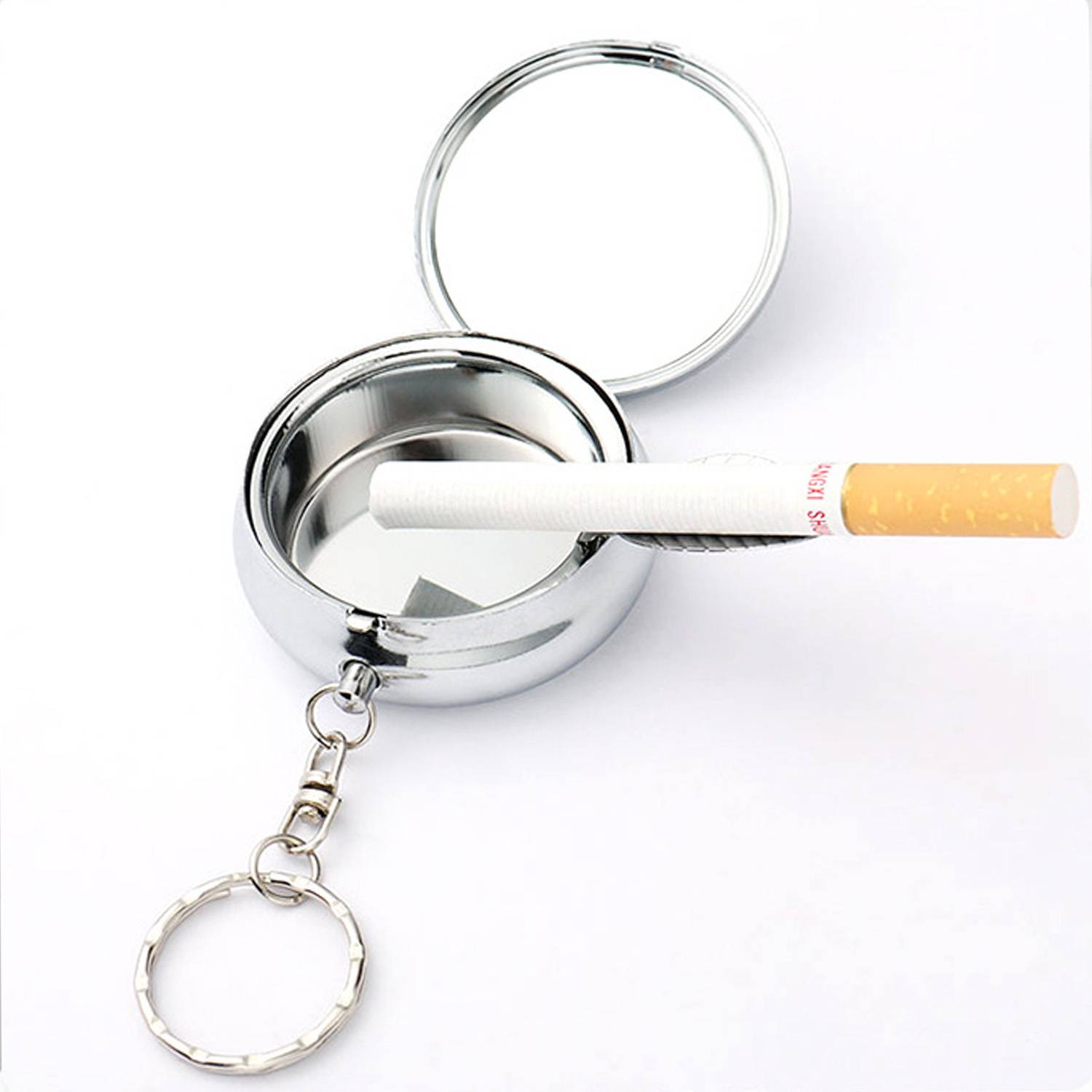Metal Portable Ashtray Key Chain 2