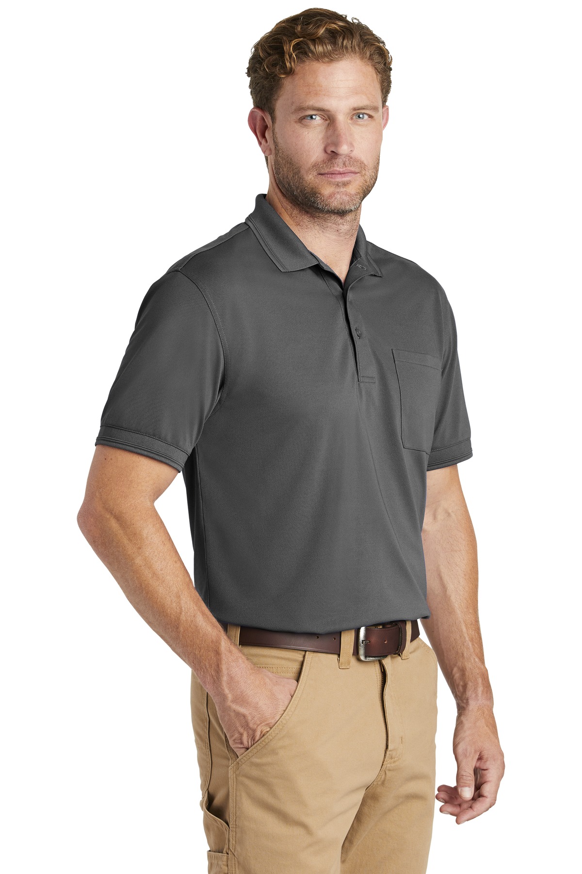 CornerStone® Industrial Snag-Proof Pique Pocket Polo 19