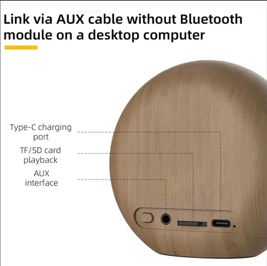 Wireless Speaker With Night Ambient Light 5