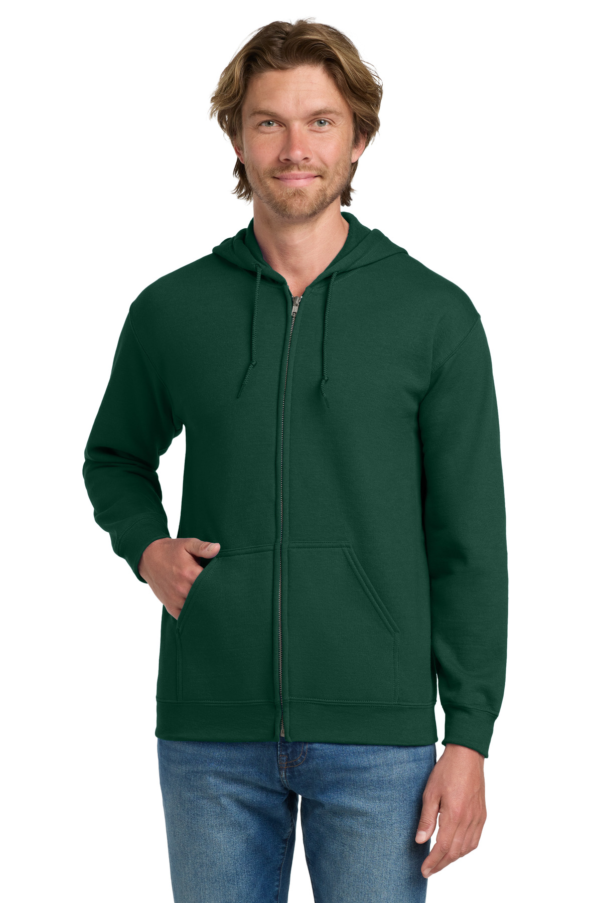Gildan - Heavy Blend Full-Zip Hooded Sweatshirt. 18600, custom hoodie or sweatshirt with logo imprint 111