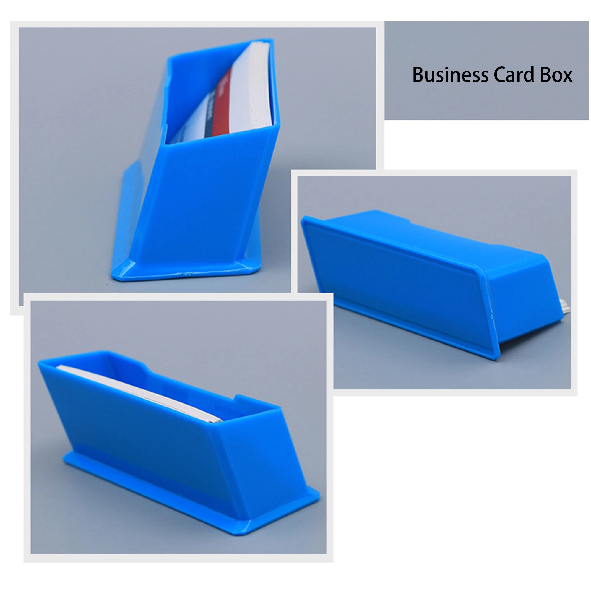 Desk Plastic Business Card Holder 2