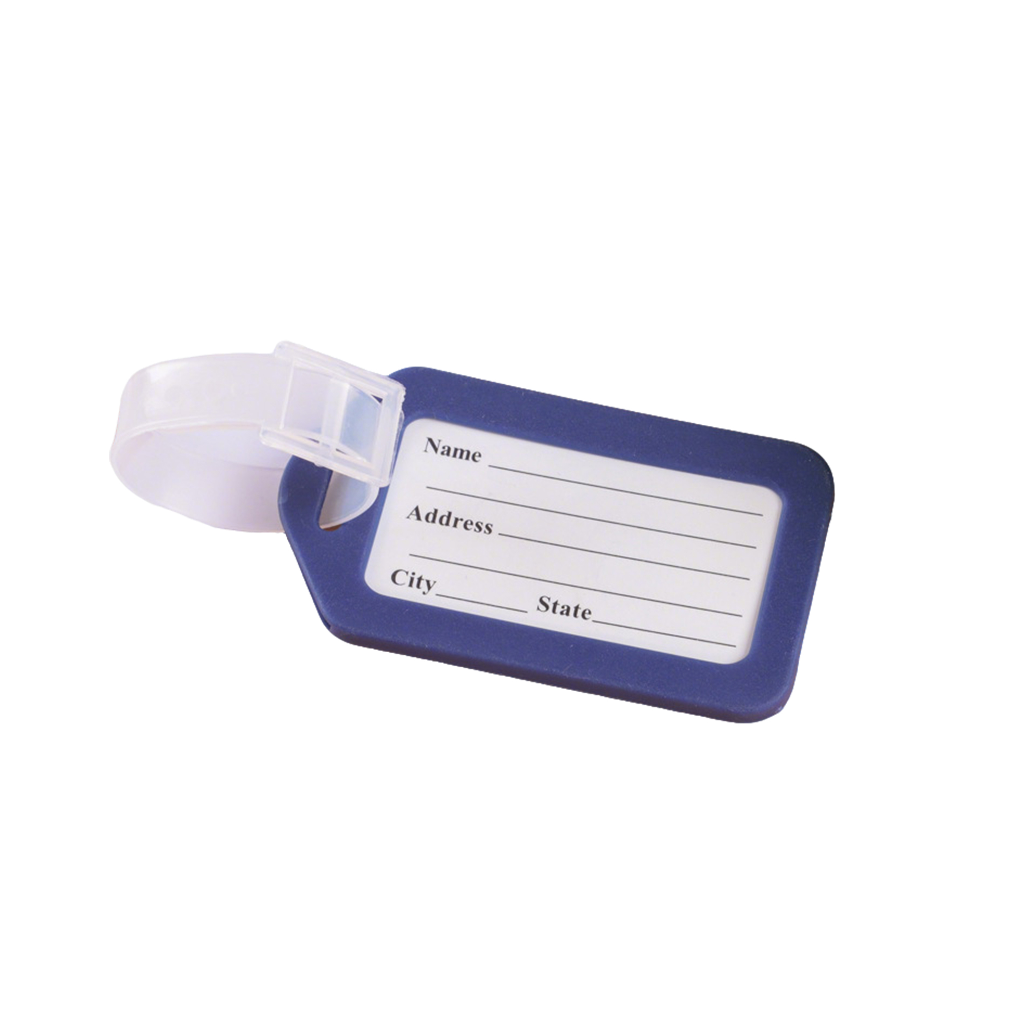 Rigid Plastic Travel Luggage Identification Tag 4