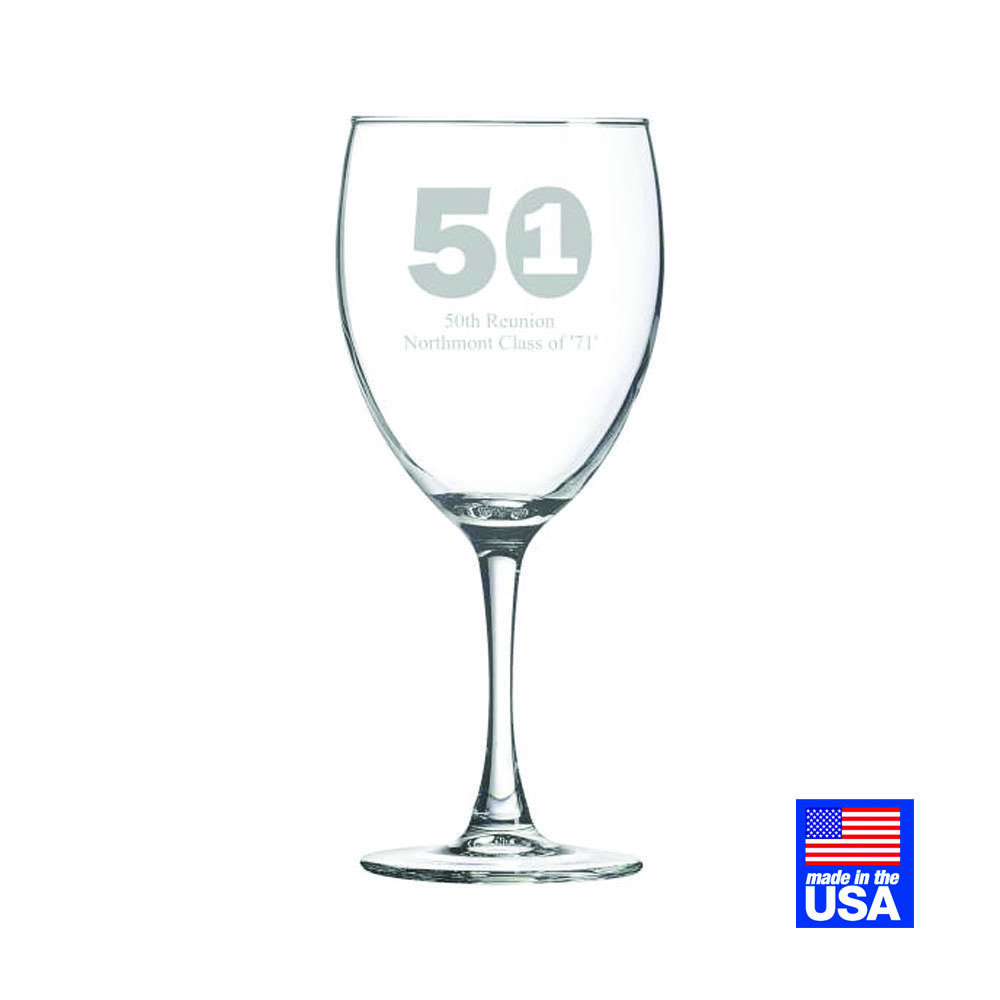 Wine Glass 10.5 Oz. (Made in the USA) 6