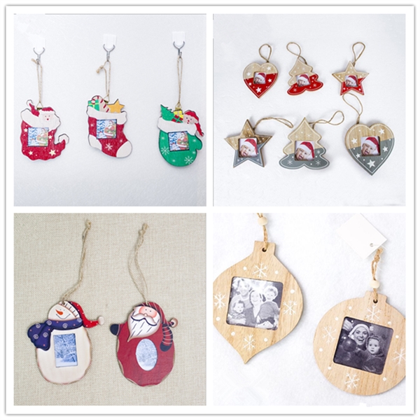 Wood Mini Hanging Photo Frames
