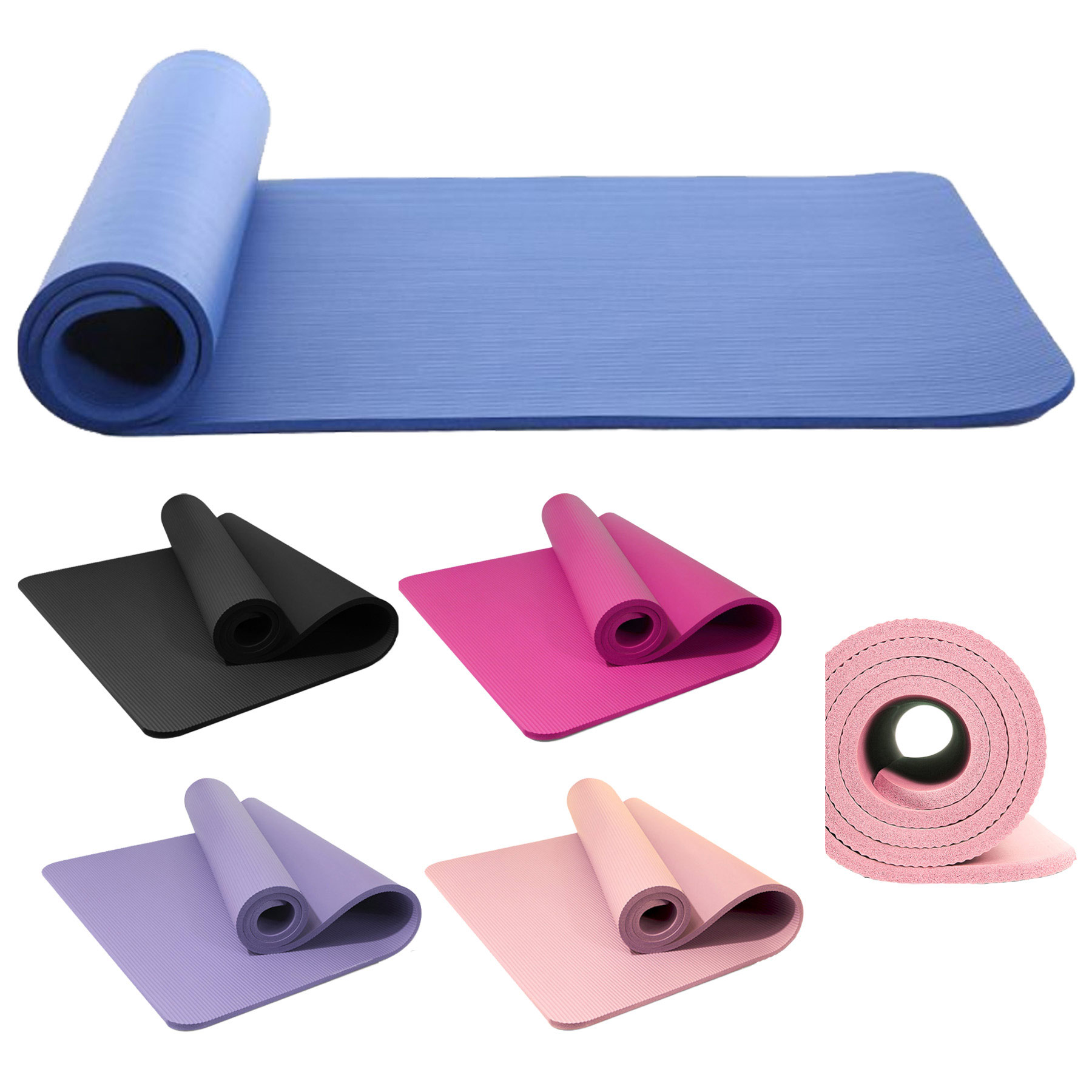 3/8 Inch Thick Premium Yoga Mat 2