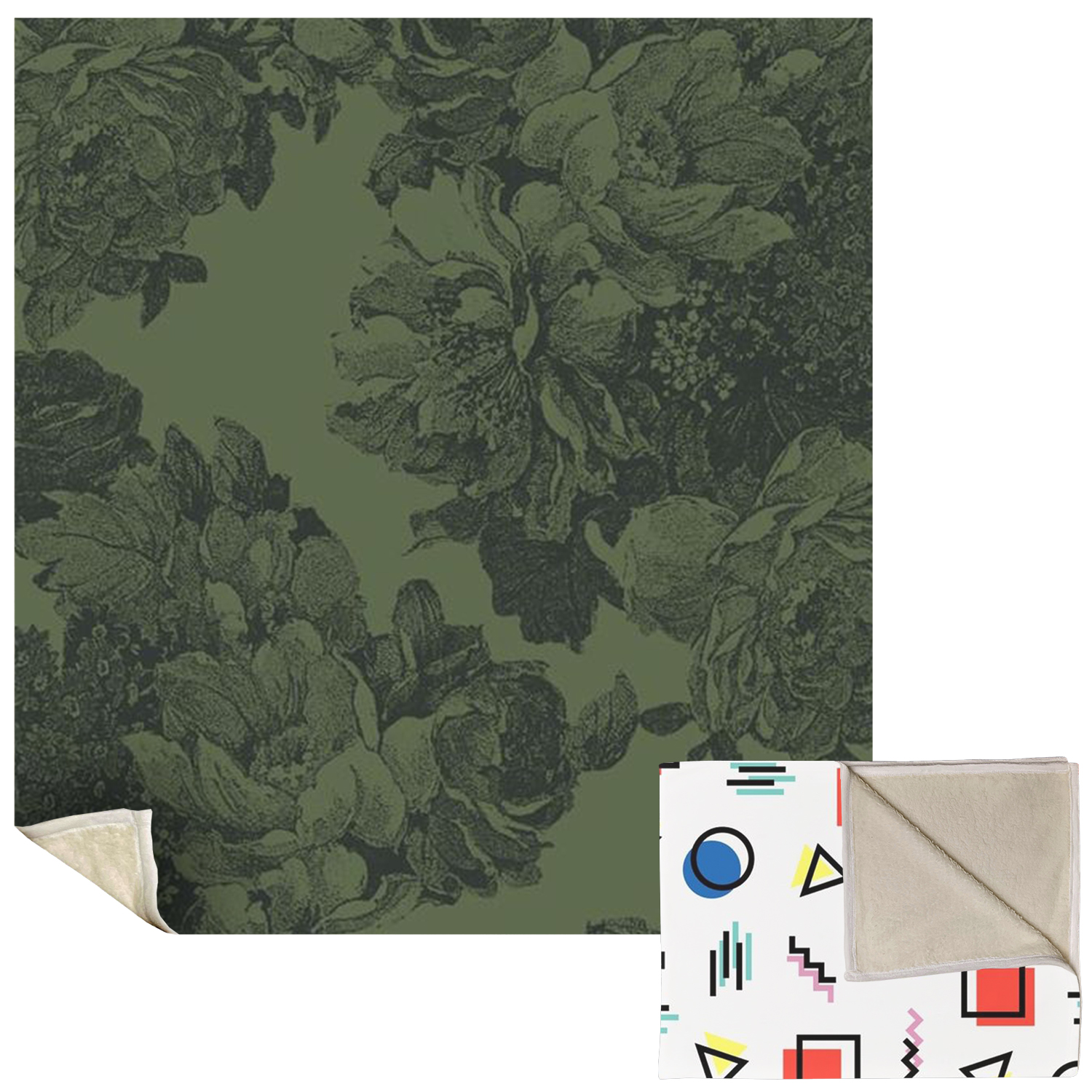 50" x 60" Silk Touch Sherpa Sublimation Blanket 420 GSM 2