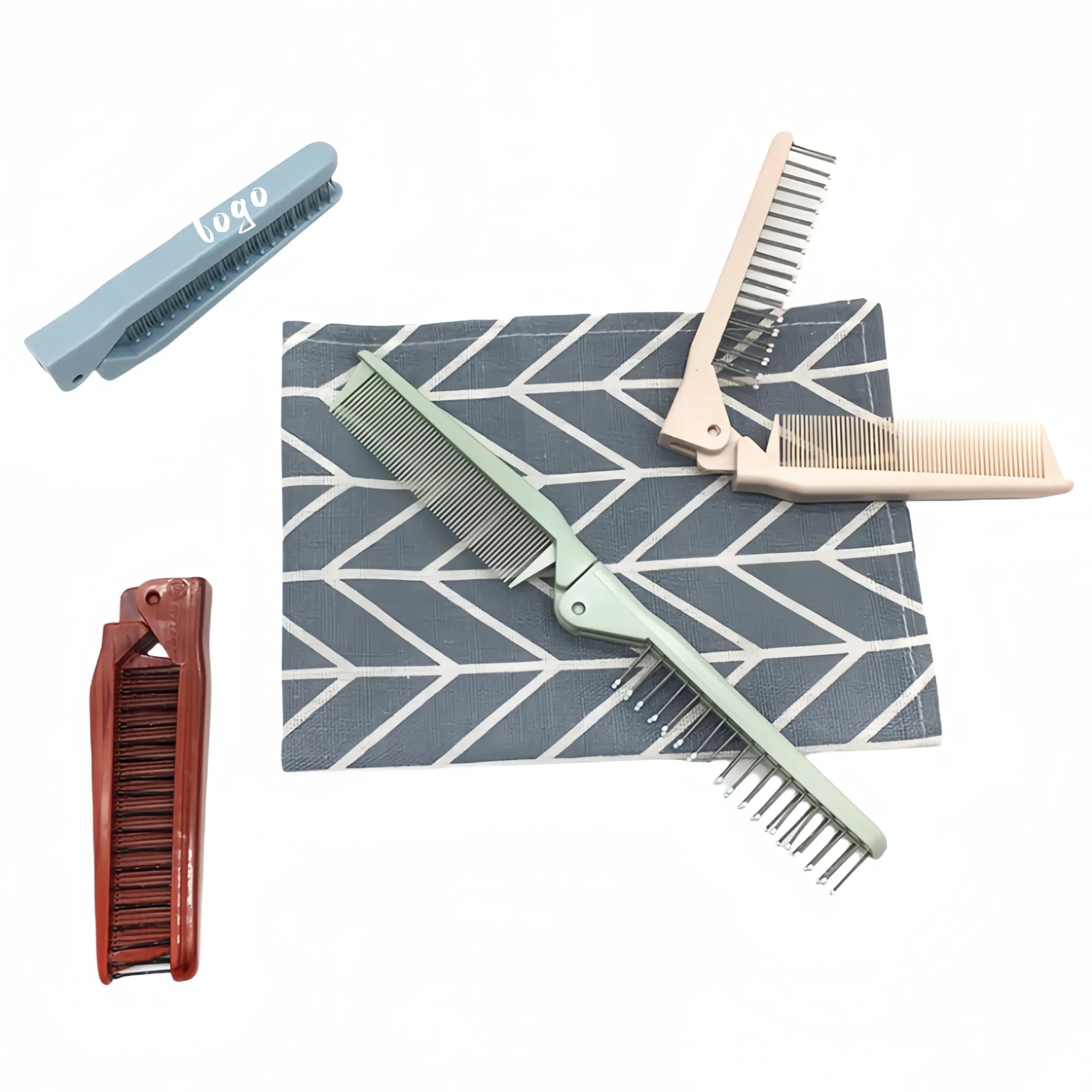 Portable Dual-Use Foldable Hair Parting Comb