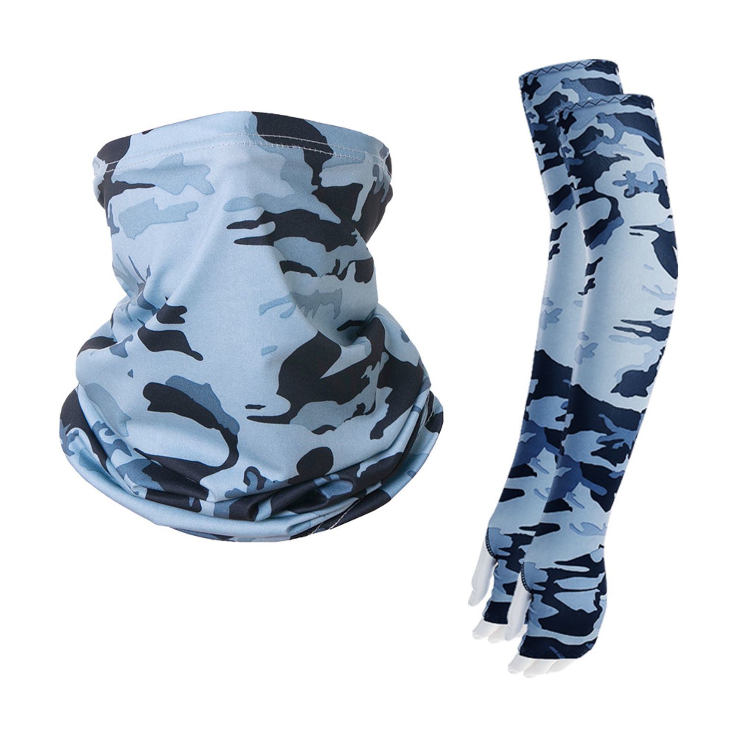 COMBO - Arm sleeves & Neck Gaiter w/ Full Bleed Sublimation 13