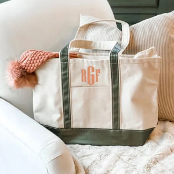 Large Size Portable Durable Customizable Canvas Totebag, custom tote bag with logo imprint 2