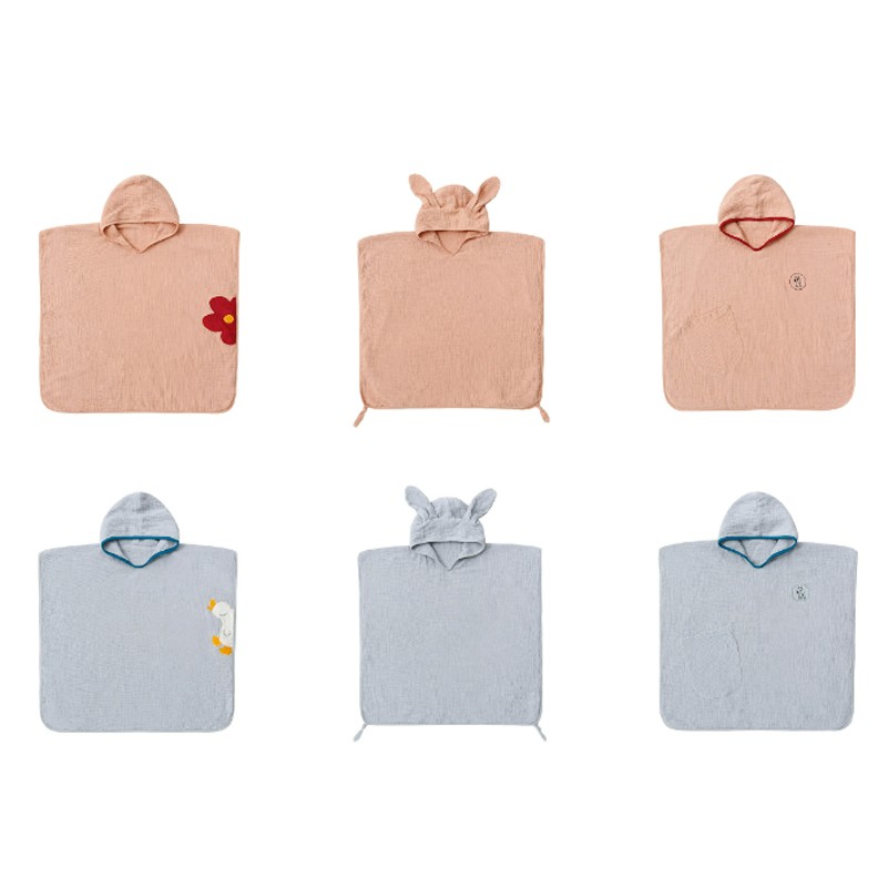 100% Cotton Baby Bath Hooded Towel 2