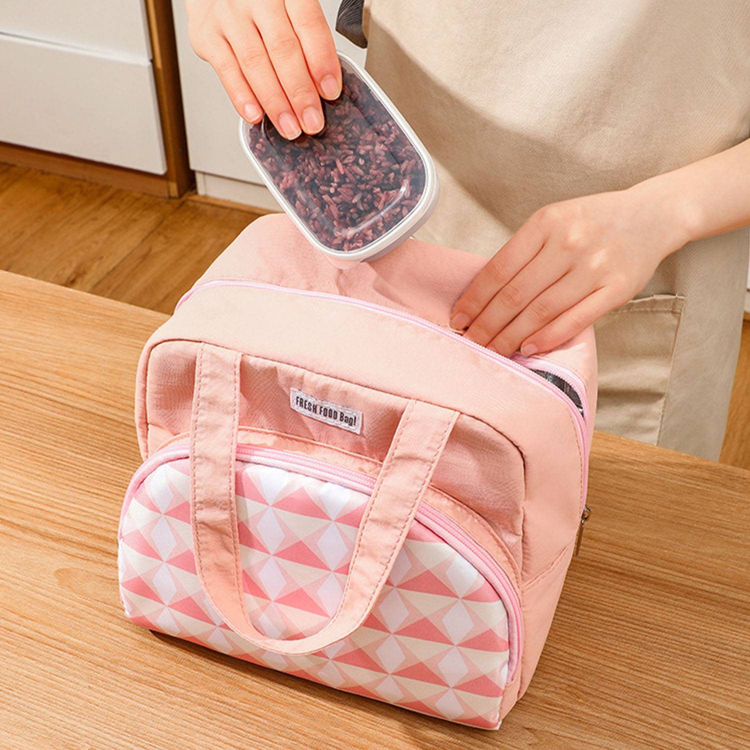 Heated frozen and fresh-keeping convenient small lunch box 5