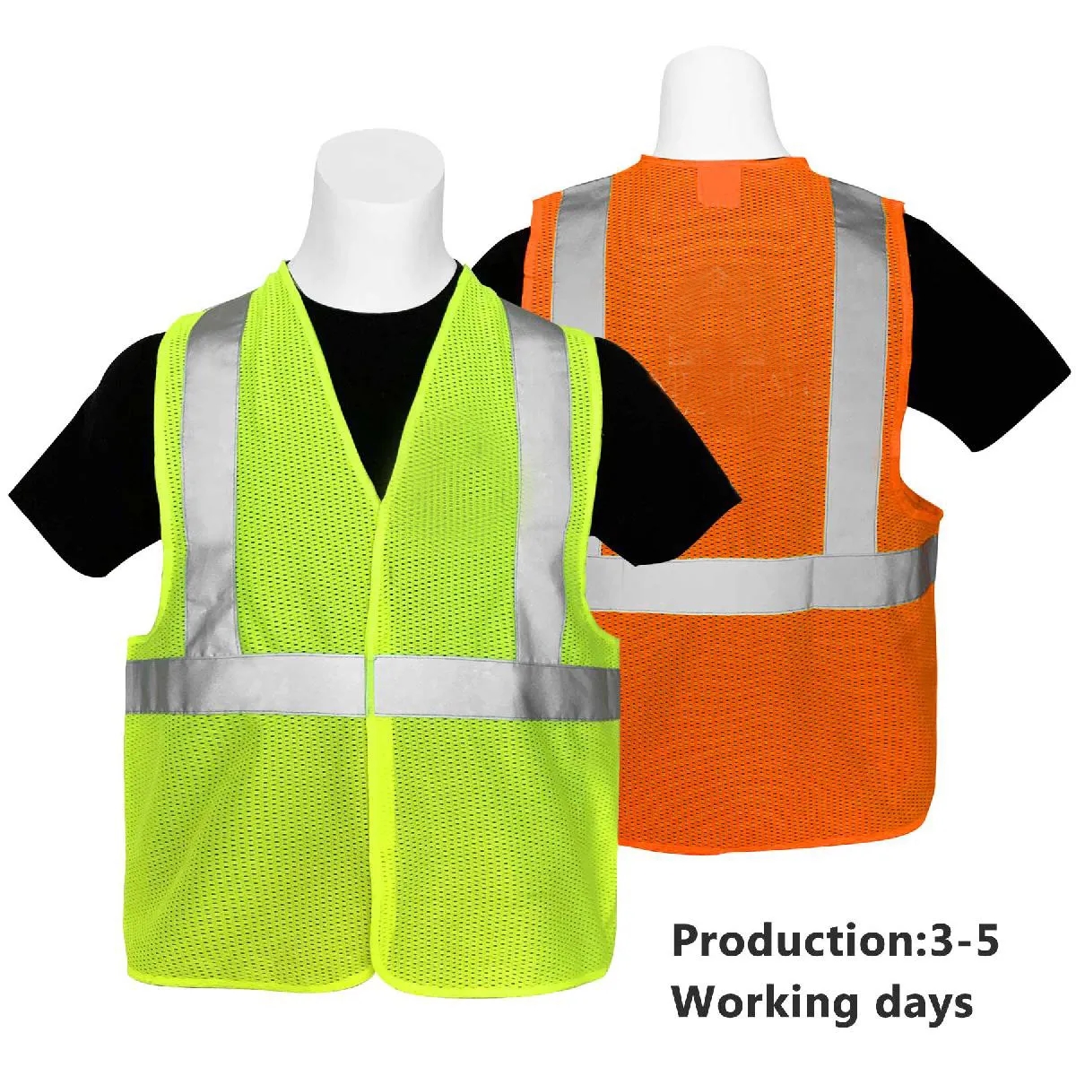 ADULT REFLECTIVE SAFETY MESH VEST 4