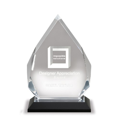 6 3/4" Blue Diamond Acrylic Award 2