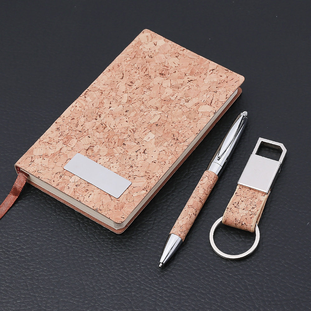 Wood Grain 3-Piece Office Gift Set 6
