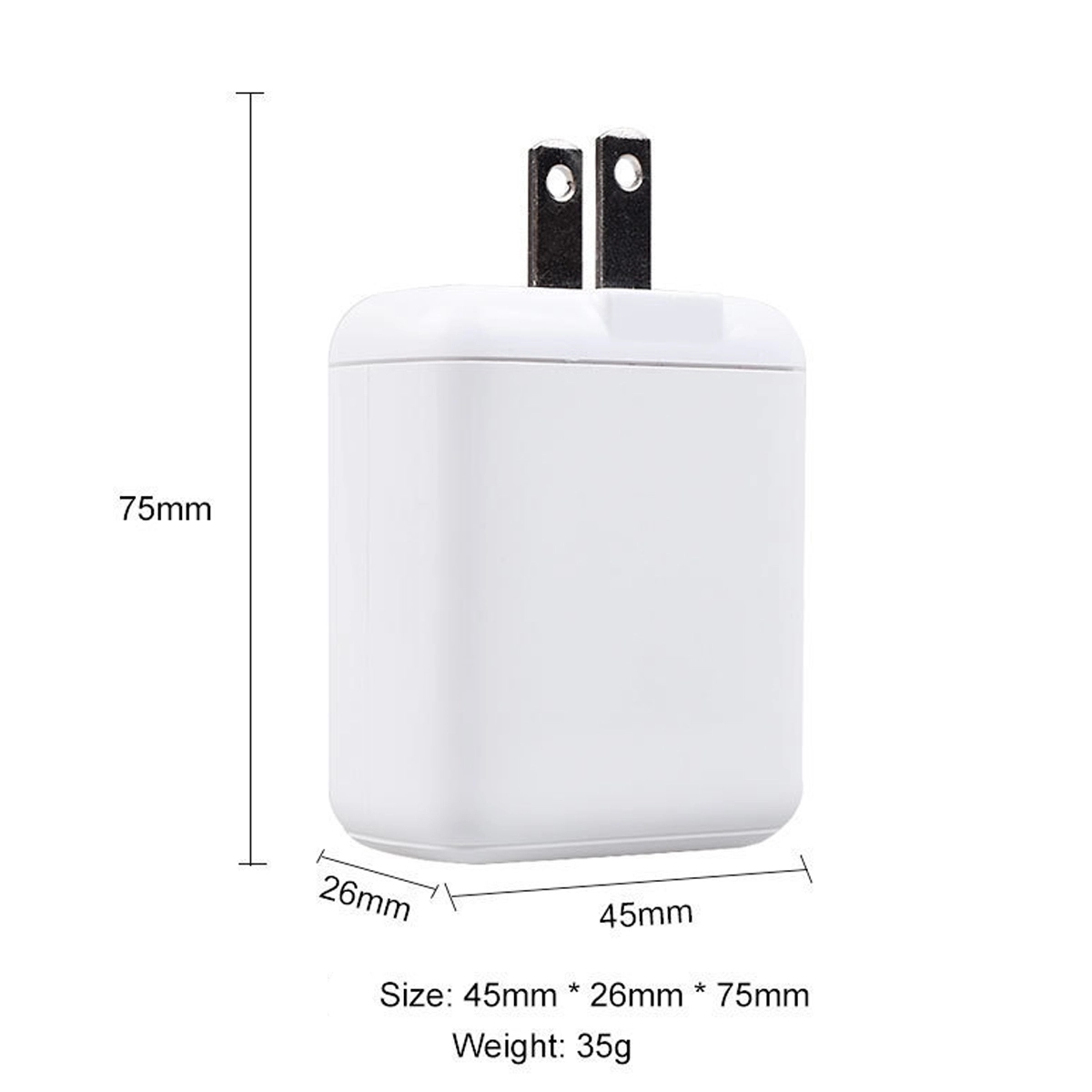 30W 2-Port Pd 3.0 Fast Charger Usb Wall Power Adapter 3