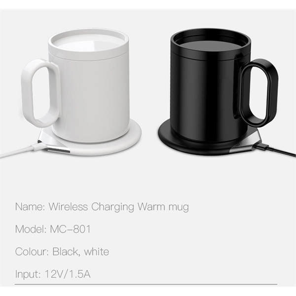 2 in 1 Smart Coffee Mug Warmer with Wireless Charger 1
