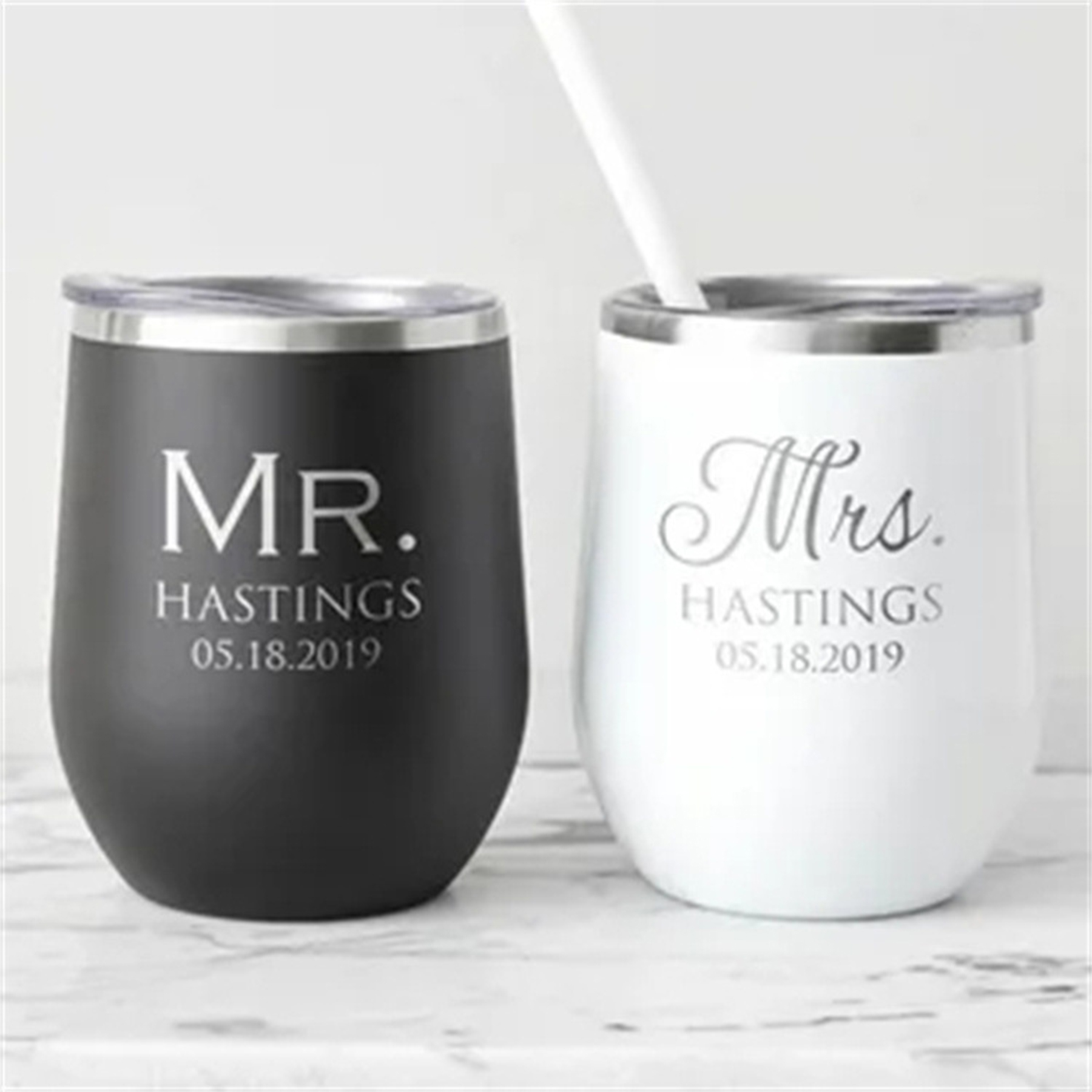14 oz Stainless Steel Stemless Tumblers 2