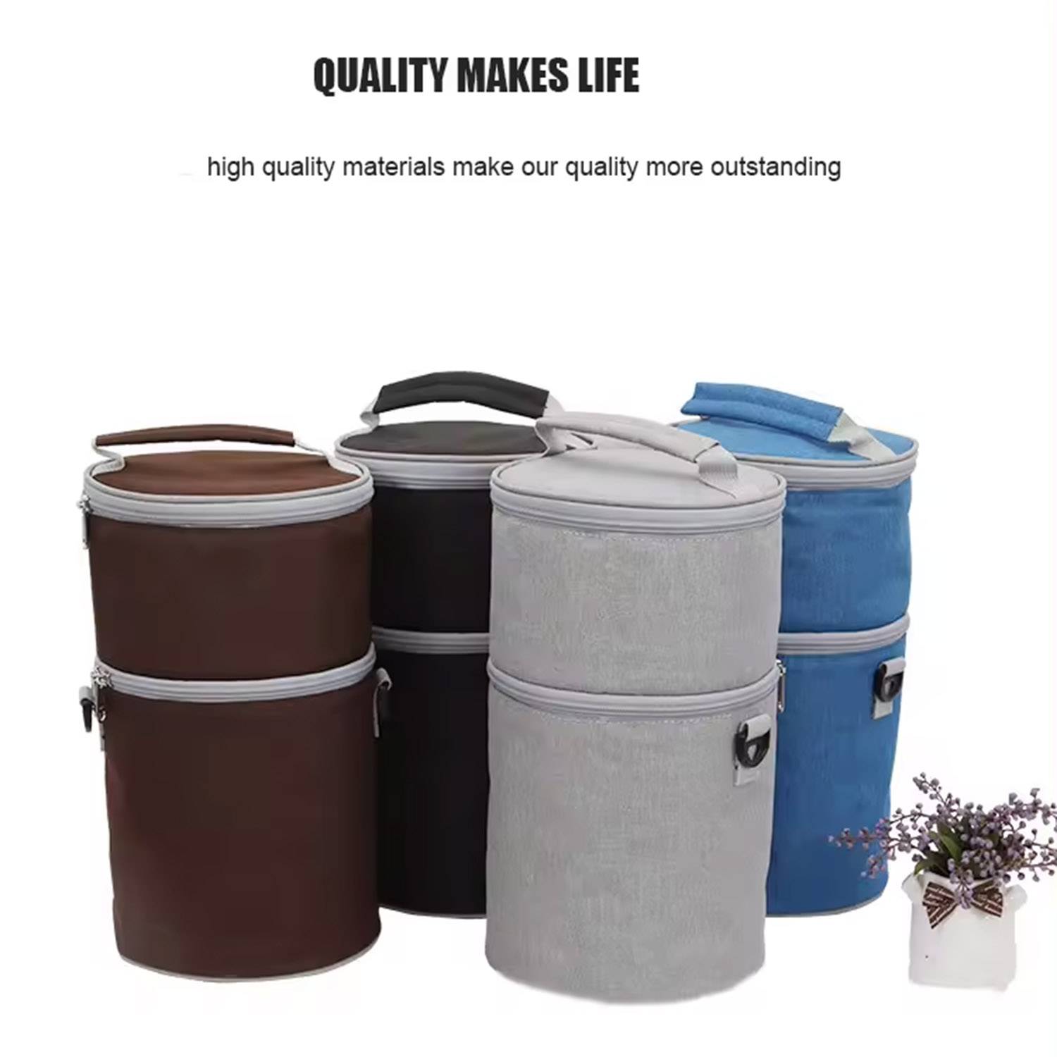 Layered Insulated Lunch Bag Cooler 9
