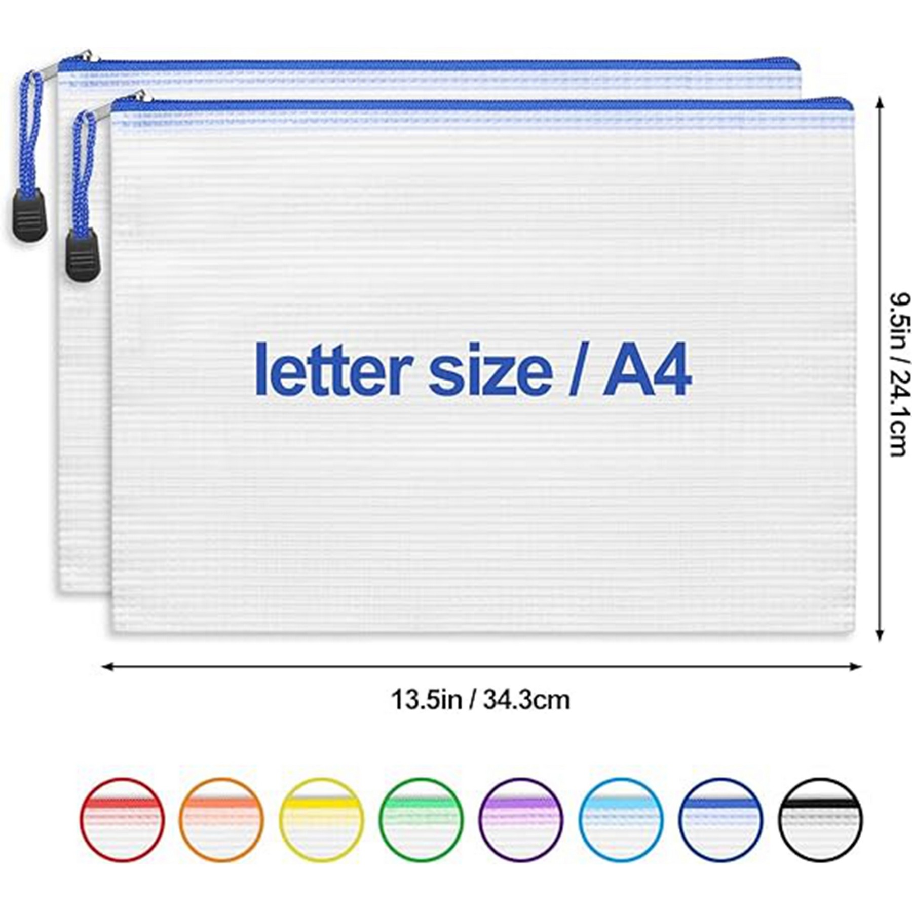 Mesh Zipper File Bag 2