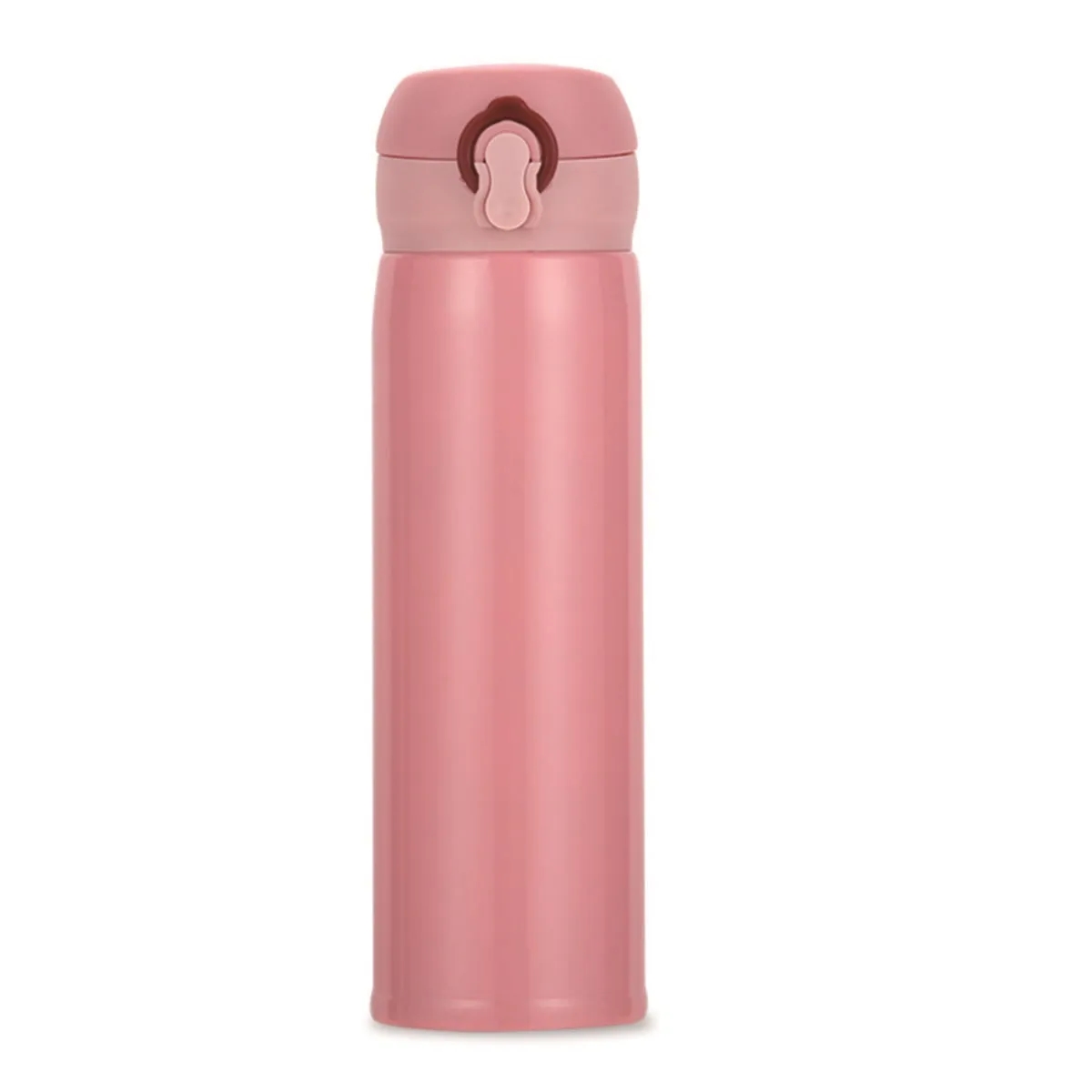 Portable Stainless Steel Water Bottle with Quick-Open Lid 4