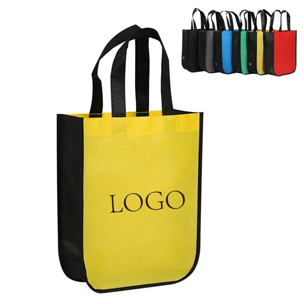 Recycled PET Non-woven tote bag With Round Corner 2