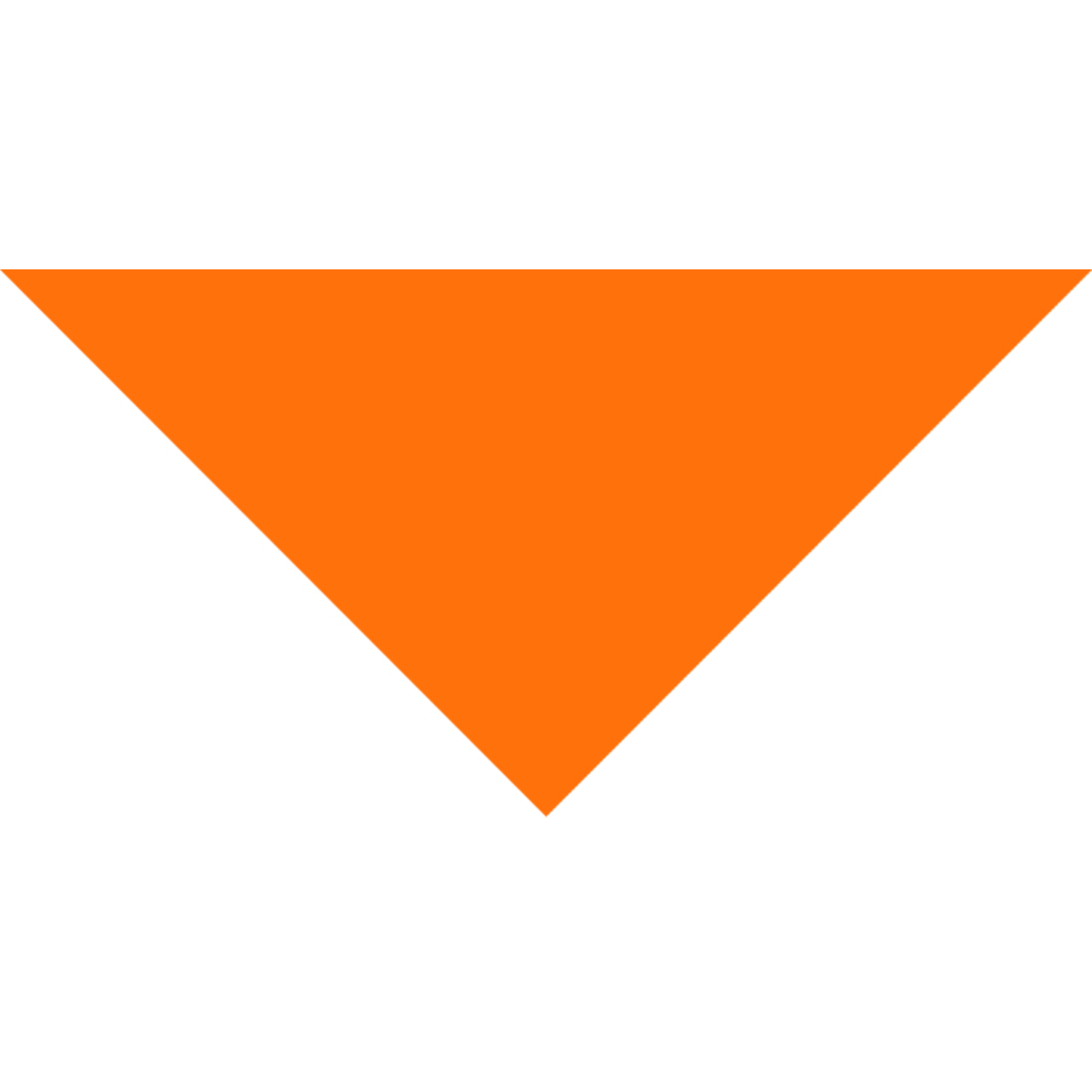 Small Triangle Pet Bandana w/ Screen Print 13