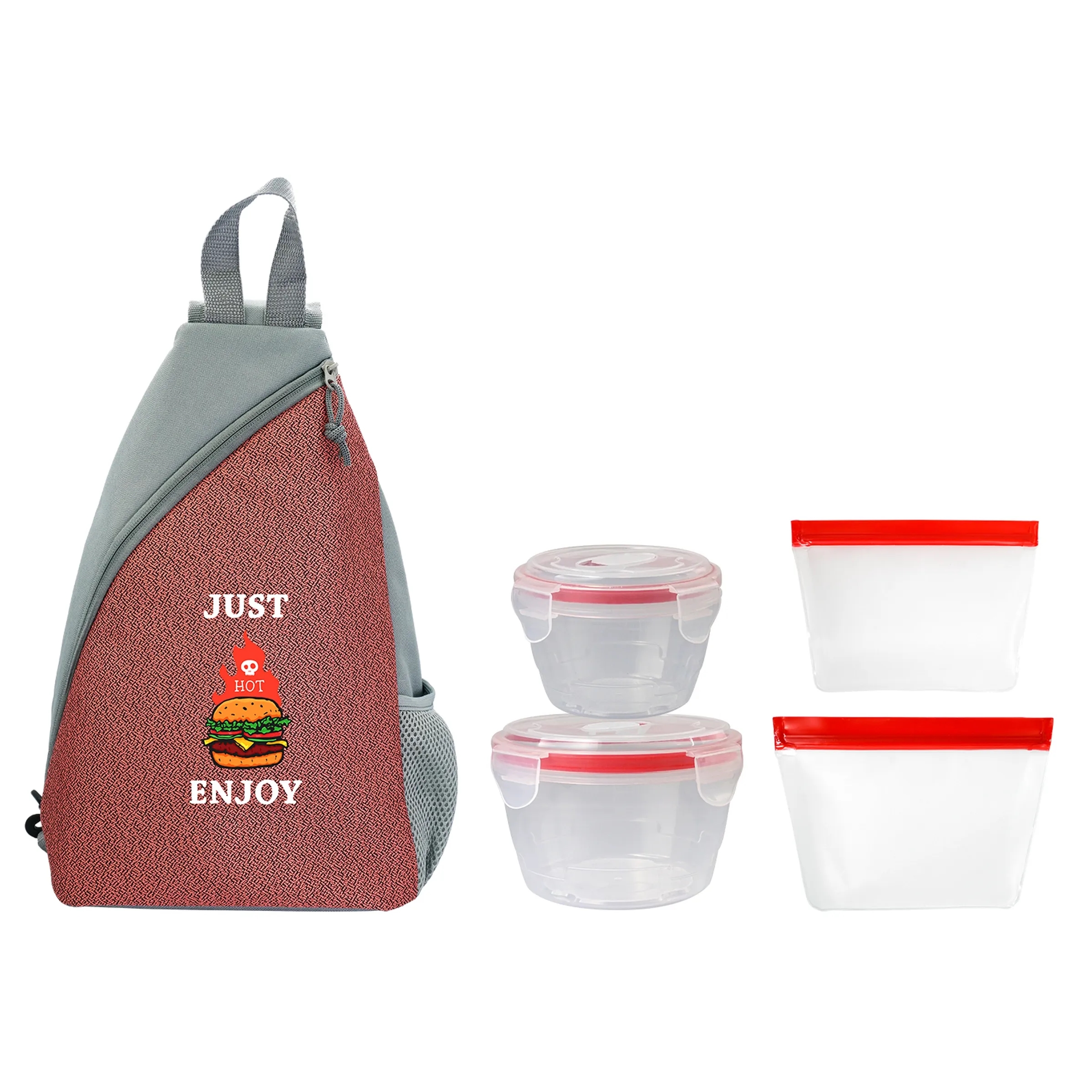 SPECK SLING NESTED BAGGED LUNCH SET 14