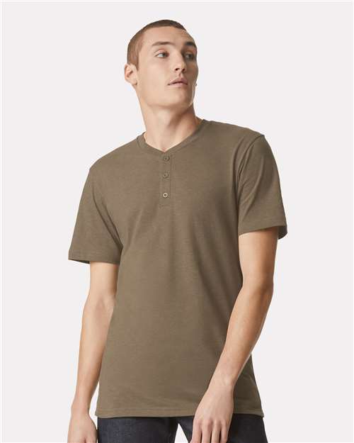 Unisex CVC Henley Tee - 2004CVC 25