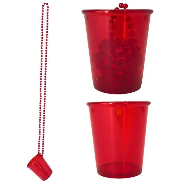 Beaded Shot Glass Holder Necklace 10