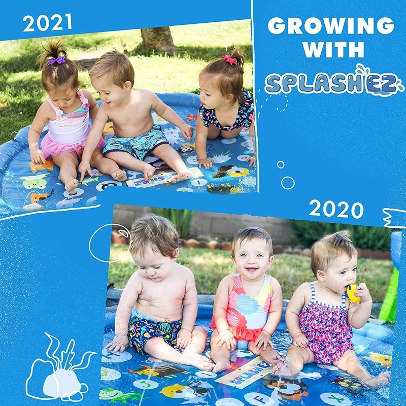 Sprinkler for Kids Splash Pad and Wading Pool for Learning 6
