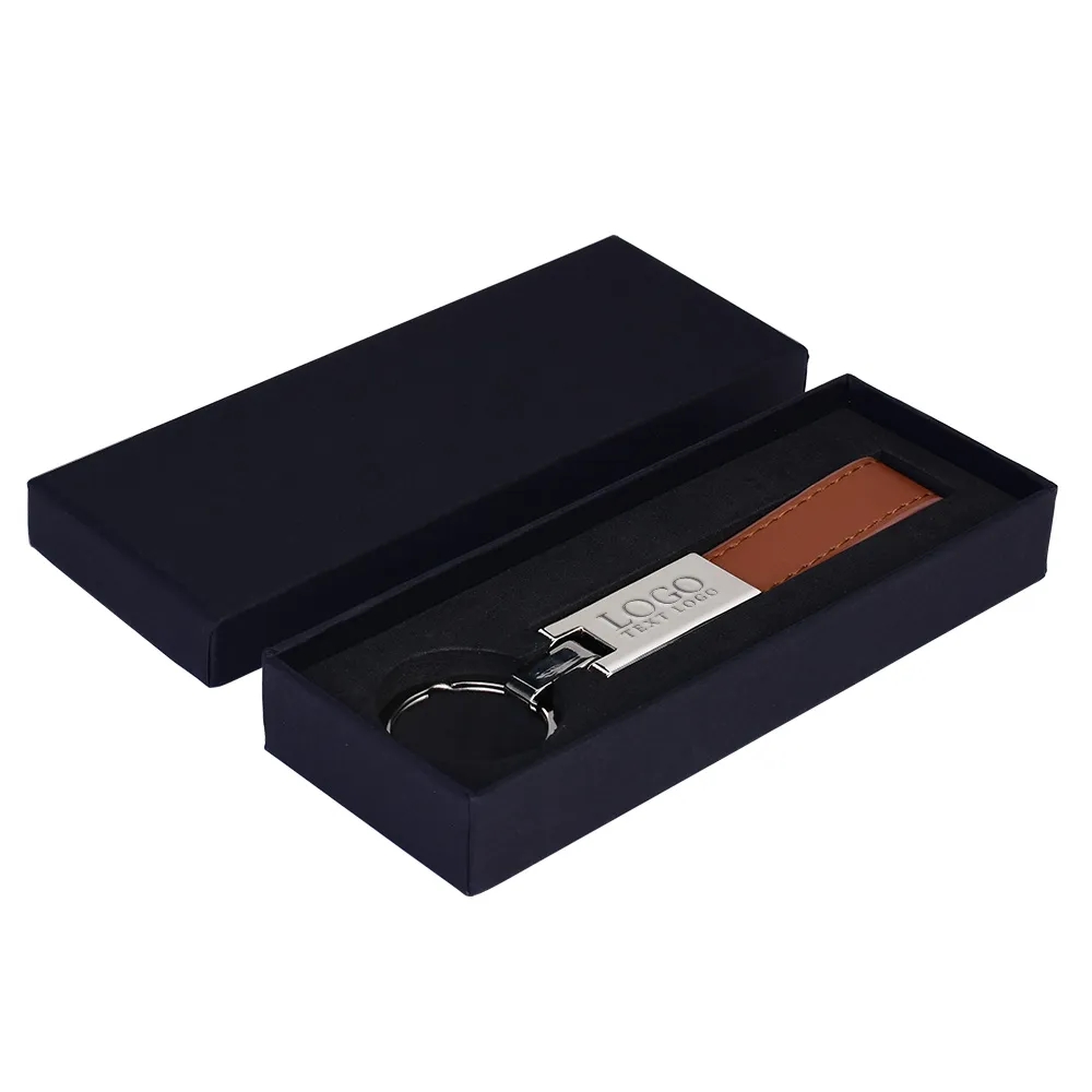 Promotional Leather And Silver Keyring Gift Keychain 7