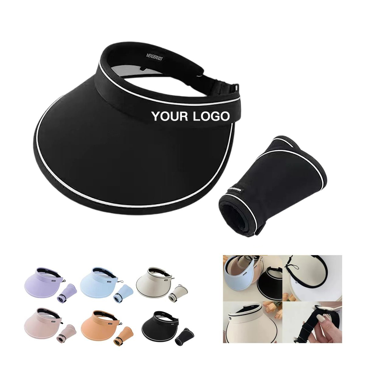 Wide Brim Visor Comfortable for Outdoor Use 2
