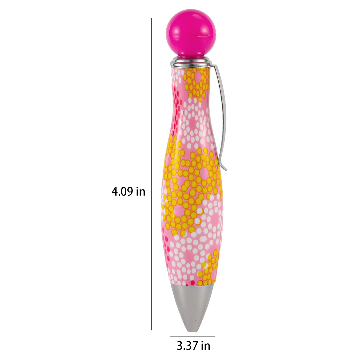 Ballpoint pen w/ six flower film short bowling balls 5