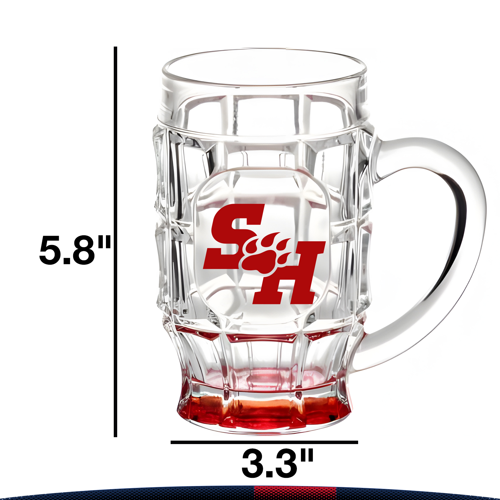 17.75 oz. Clear Beer Glasses 9