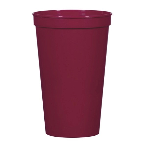 22 Oz Reusable Plastic Stadium Cups 10